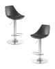 Набор 2 шт Стул барный DOBRIN ROCKY, чёрный