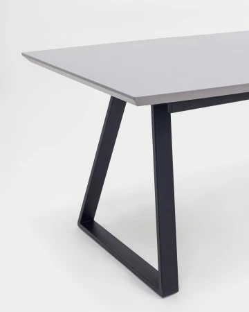 Купить Стол обеденный Детройт раскладной 160-200*90 серый по низкой цене