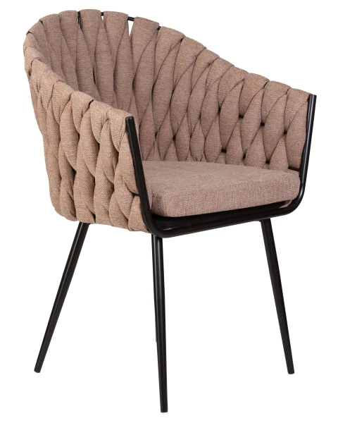 Купить Набор 2 шт Стул обеденный DOBRIN MATILDA, коричневая ткань (LAR 275-3) по низкой цене