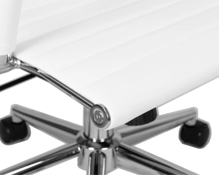 Кресла руководителя - Офисное кресло для руководителей DOBRIN CLARK SIMPLE, белый