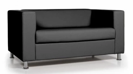 2х местный диван Аполло Экокожа Черный