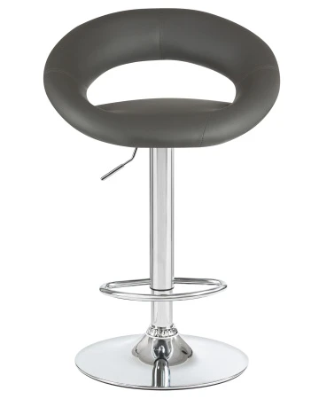 Купить Стул барный DOBRIN MIRA, серый по выгодной цене для кафе, ресторанов и кухни