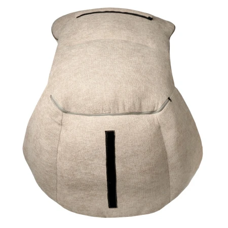 Купить Кресло HUG латте, экокожа, шенилл по низкой цене