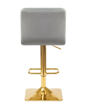 Купить Стул барный DOBRIN GOLDIE, серый велюр (MJ9-75) по выгодной цене для кафе, ресторанов и кухни