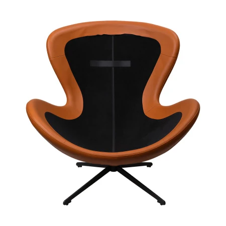 Купить Кресло BLISS оранж/серый, экокожа, шенилл по низкой цене