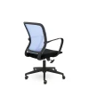 Офисные кресла - Кресло М-806 Хэнди/Handy blackPL Ср JD-10/D26-28 (голубой/черный)