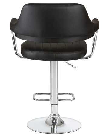 Купить Стул барный DOBRIN CHARLY, чёрный по выгодной цене для кафе, ресторанов и кухни