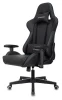 Кресла для геймеров - Кресло игровое Zombie Formula черный/карбон эко.кожа крестов. пластик черный