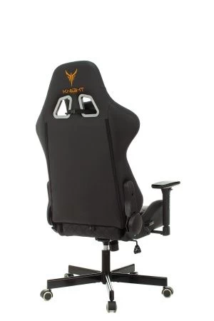 Кресла для геймеров - Кресло игровое Knight ARMOR черный ромбик эко.кожа с подголов. крестов. металл