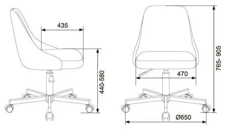 Офисные кресла - Кресло Бюрократ CH-340M миндальный каппучино 38-402 крестовина металл