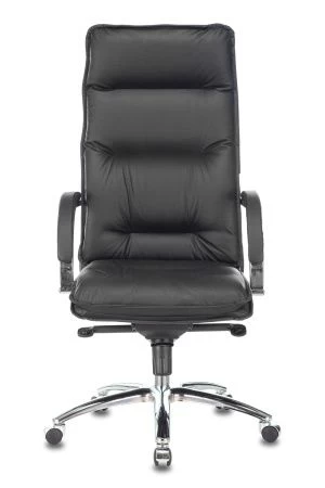 Кресла руководителя - Кресло руководителя Бюрократ T-9927SL черный кожа крестовина металл хром