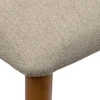 Купить Стул Lucas 3 латте букле с ножками цвета орех по низкой цене
