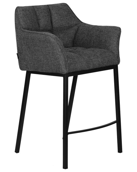 Купить Набор 2 шт Стул барный DOBRIN LUCAS COUNTER, серая ткань (F-22) по низкой цене