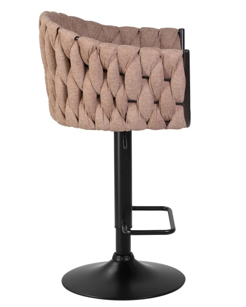 Купить Набор 2 шт Стул барный DOBRIN LEON, коричневая ткань (LAR 275-3) по низкой цене