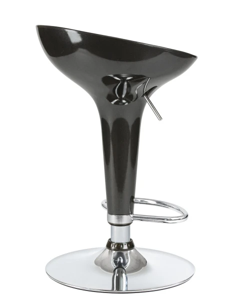 Стул барный DOBRIN BOMBA, чёрный для кафе, ресторанов и кухни