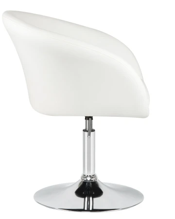Купить Кресло дизайнерское DOBRIN EDISON, белый по низкой цене