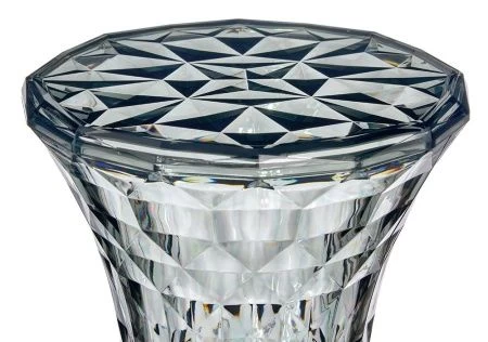 Купить Стул-пуф Stone прозрачный серый по низкой цене