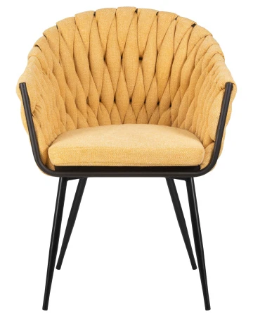 Купить Набор 2 шт Стул обеденный DOBRIN MATILDA, жёлтая ткань (LAR 275-8) в интернет-магазине КупиКресла.ру