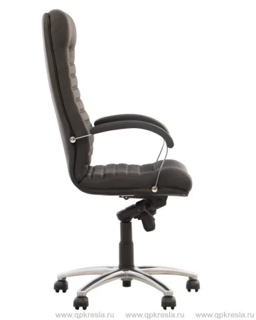 Кресло руководителя ORION STEEL CHROME (Орион) (Экокожа черный)