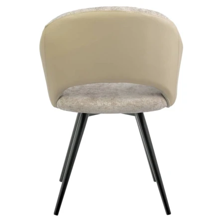 Купить Стул Bruno латте шенилл с экокожей с поворотным механизмом по низкой цене