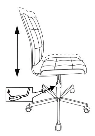Офисные кресла - Кресло Бюрократ CH-330M серо-голубой Light-28 крестовина металл хром