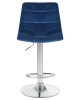 Купить Стул барный DOBRIN TAILOR, синий велюр (MJ9-117) по выгодной цене для кафе, ресторанов и кухни