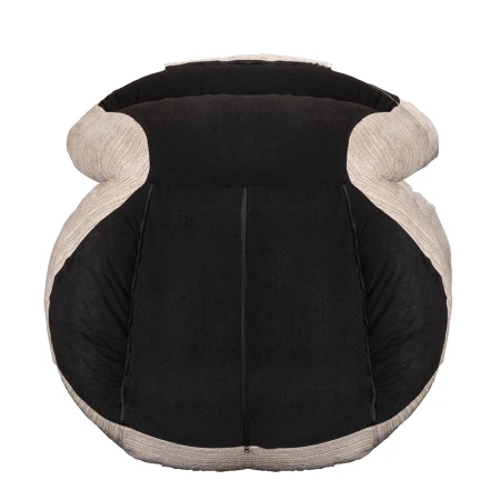 Купить Кресло BLISS серый, экокожа, шенилл по низкой цене