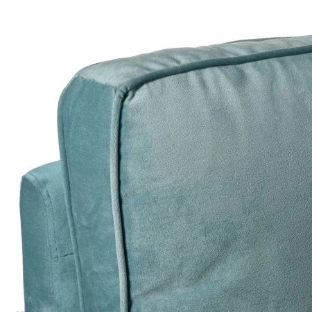 Купить Диван Scott двухместный серо-голубой по низкой цене