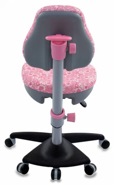 Кресло детское Бюрократ KD-2 розовый сердца Hearts-Pk крестовина пластик | Купить в КупиКресла.ру