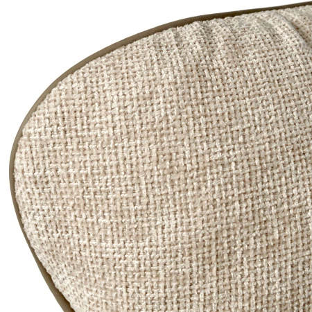 Купить Кресло HUG латте, экокожа, шенилл по низкой цене