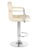 Купить Стул барный DOBRIN KRUGER ARM, кремовый по выгодной цене для кафе, ресторанов и кухни