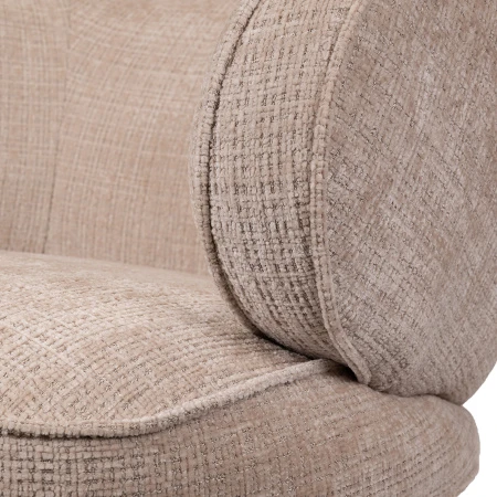 Купить Кресло KING кремовый, шенилл по низкой цене