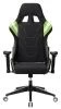 Кресла для геймеров - Кресло игровое Zombie VIKING 4 AERO черный/салатовый текстиль/эко.кожа с подголов. крестов. пластик