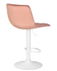 Купить Набор 2 шт Стул барный DOBRIN TAILOR WHITE, пудрово-розовый велюр (MJ9-32) в интернет-магазине КупиКресла.ру