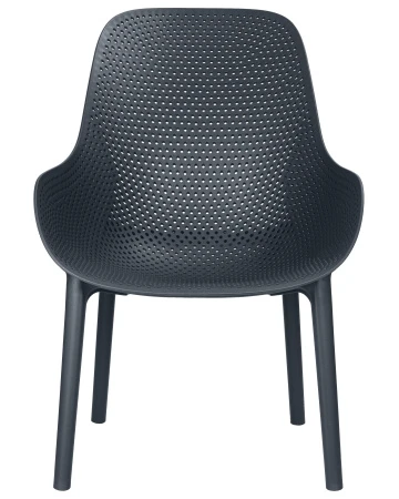 Купить Набор 4 шт Кресло DOBRIN LONZO, антрацит (GR-12) с УФ-защитой в интернет-магазине КупиКресла.ру