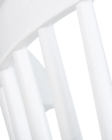 Купить Стул обеденный DOBRIN THEO, ножки светлый бук, цвет белый (W-02) в интернет-магазине КупиКресла.ру