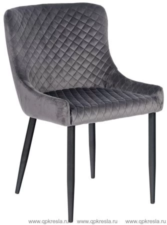 Стул Ститч велюр серый