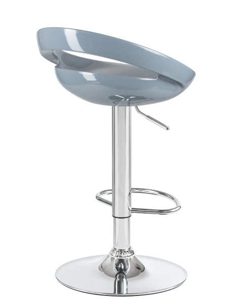 Стул барный DOBRIN DISCO, серый для кафе, ресторанов и кухни