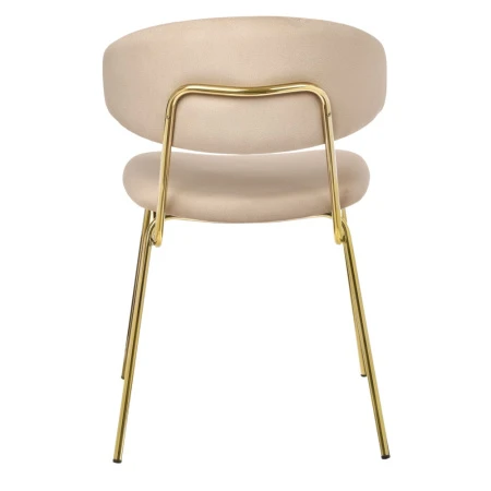 Купить Стул Elle латте с золотыми ножками RF 0780 по низкой цене