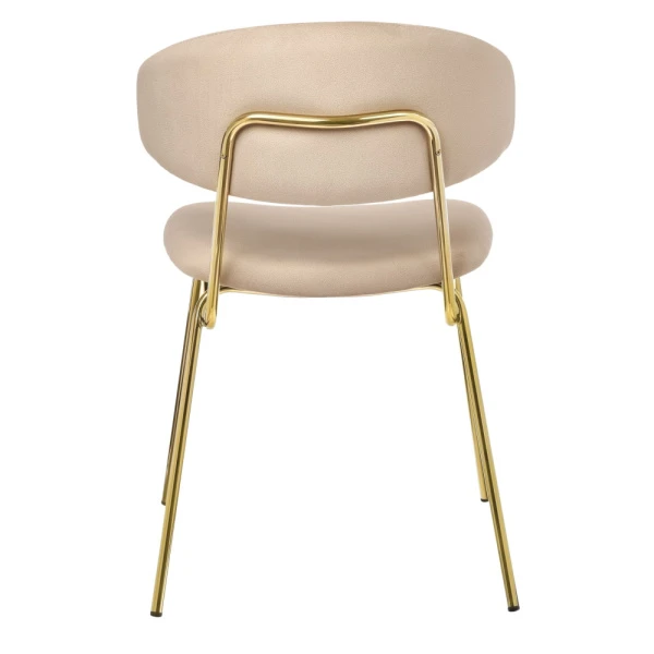 Купить Стул Elle латте с золотыми ножками RF 0780 по низкой цене