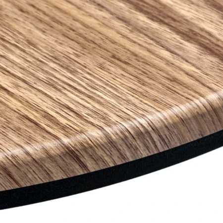 Купить Набор кофейных столиков Tango орех и серый мрамор с чёрными ножками, 2шт по низкой цене