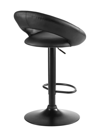 Купить Стул барный DOBRIN MIRA BLACK, чёрный по выгодной цене для кафе, ресторанов и кухни