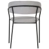Купить Стул Turin серый с чёрными ножками по низкой цене
