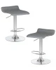 Набор 2 шт Стул барный DOBRIN TOMMY, серый