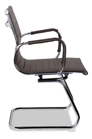 Конференц кресла - Кресло посетителя бизнес-класса College CLG-620 LXH-C Brown