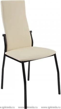 Стул ГАЛС черный/кожзам