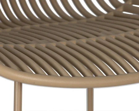 Купить Стул барный DOBRIN FRANK, бежевый по выгодной цене для кафе, ресторанов и кухни