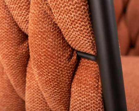 Купить Стул обеденный DOBRIN MATILDA, оранжевая ткань (LAR 275-27) в интернет-магазине КупиКресла.ру