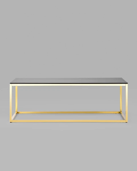 Купить Журнальный стол 120*60 ТАУН золото стекло smoke по низкой цене