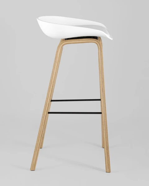 Стул барный LIBRA SOFT БЕЛЫЙ для кафе, ресторанов и кухни